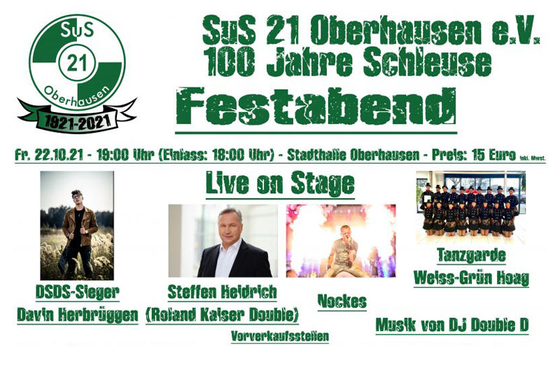 100 Jahre Schleuse &ndash; Festabend