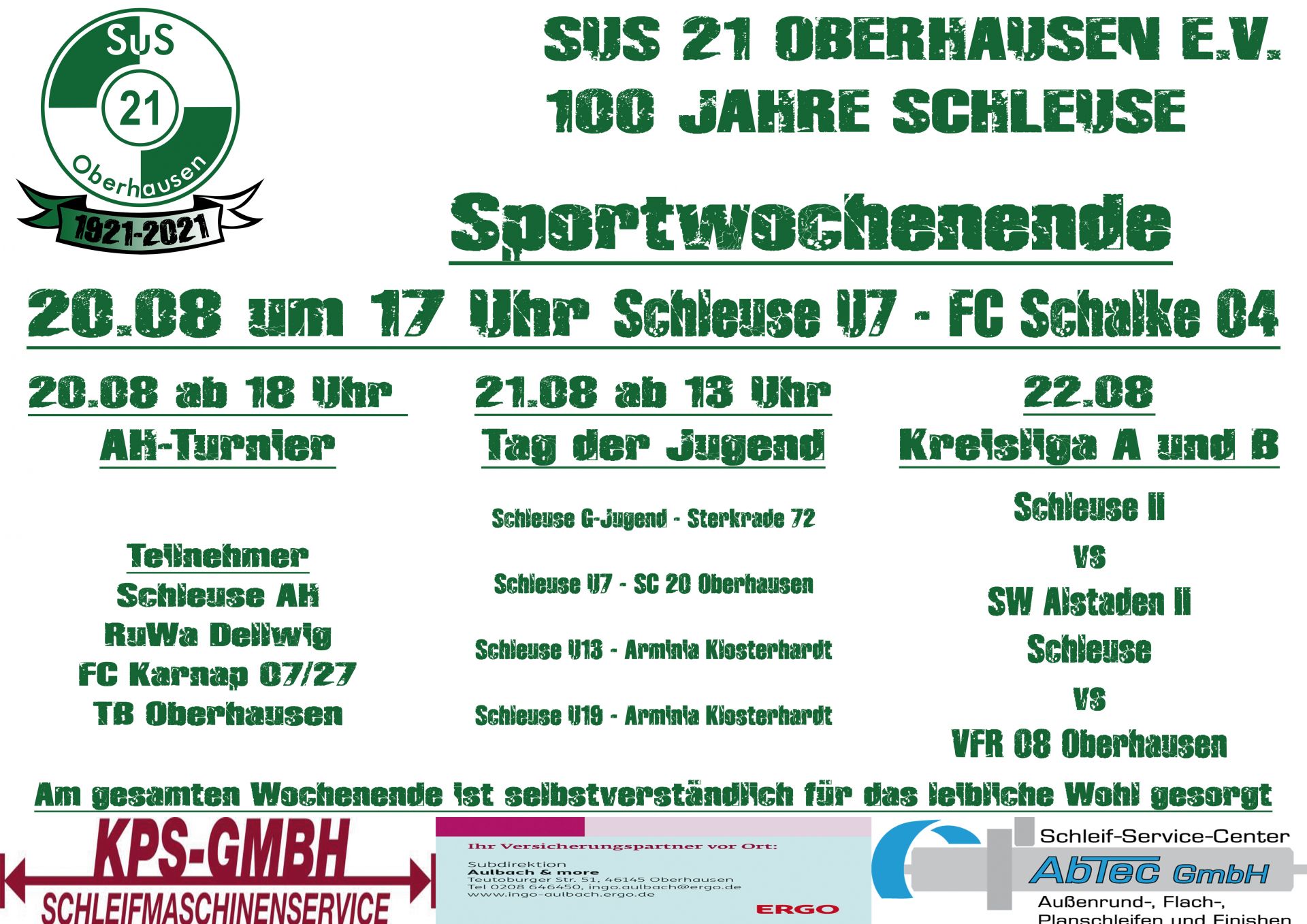 100 Jahre Schleuse – Sportwochenende